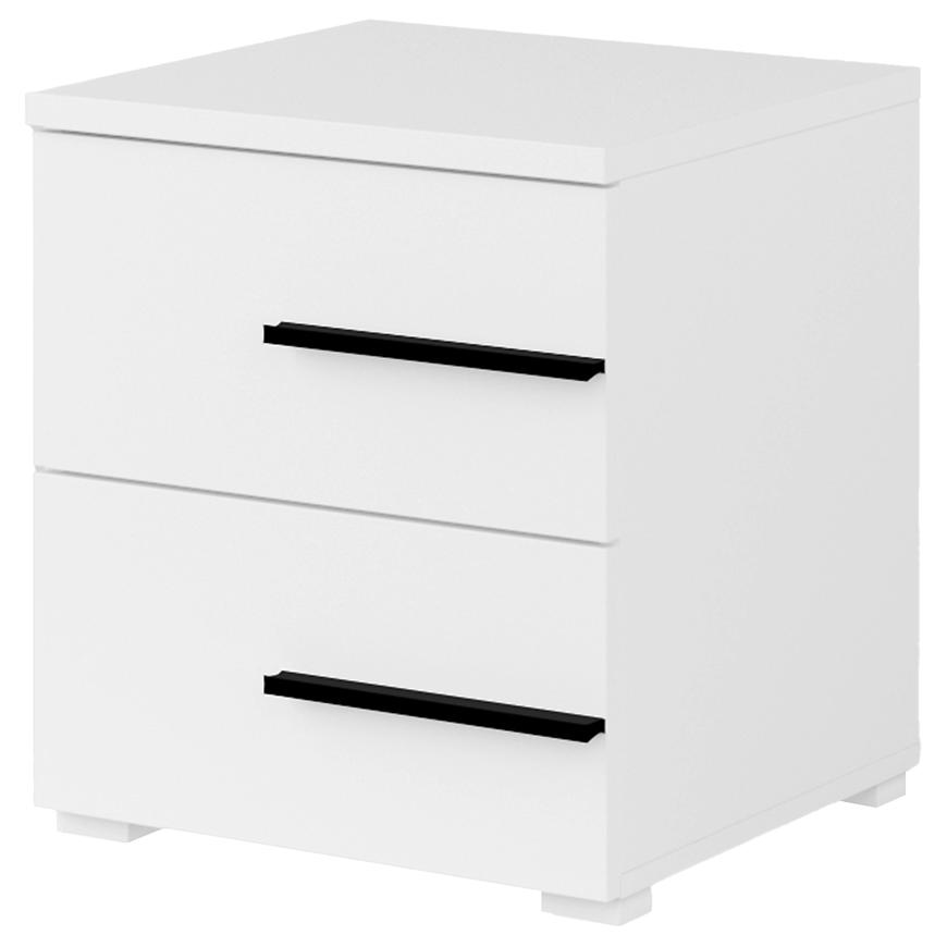 Noční stolek Violla 22 2S pravá bílá Baumax