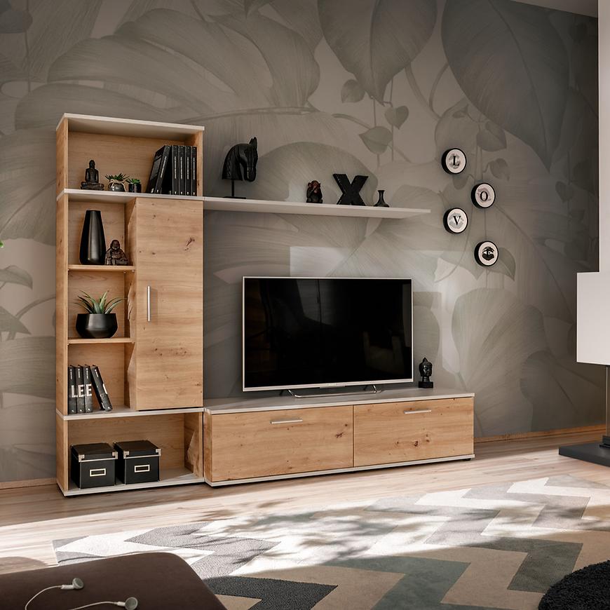 Obývací Stěna Roi perla grey/artisan Baumax