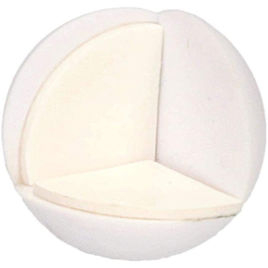 Ochrana rohu průměr 25 mm samolepicí bílá 4 ks Walteco