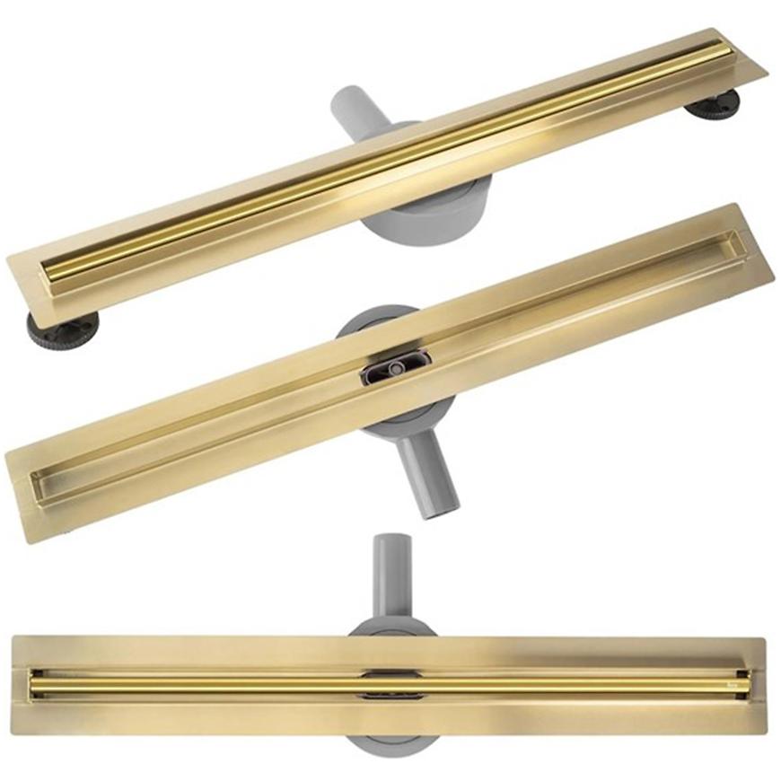 Odtokový žlab Neox Slim Pro 900 zlatý REA