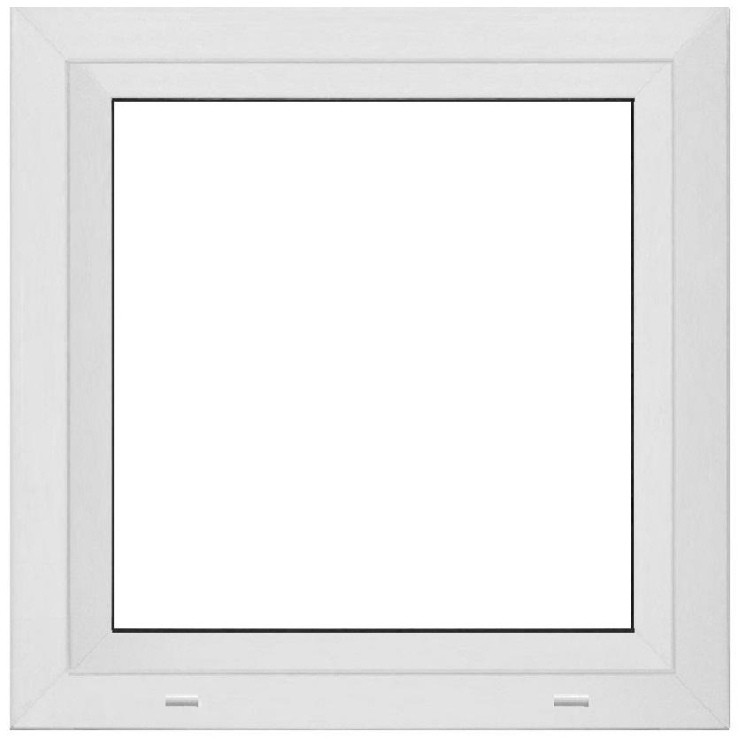 Okno pravé 90x90 cm bílá Baumax