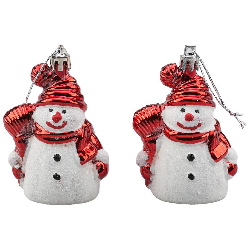 Ozdoba 8 Cm Sněhulák 2 Ks 40408 Baumax