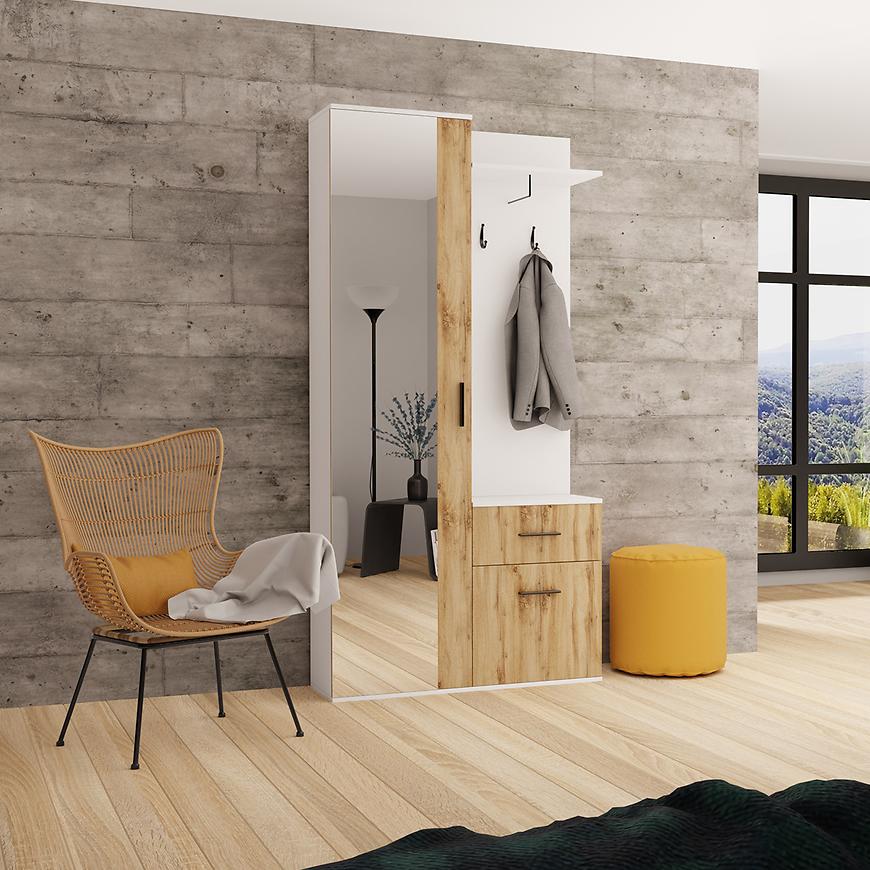 Předsíňová Stěna Lux wotan/bílá Baumax