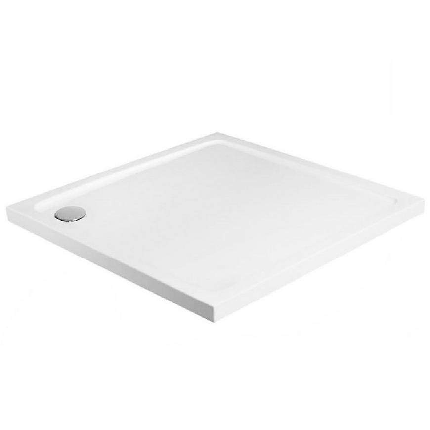 Rea-K1906 sprchová vanička čtvrtá savoy white 80x80+syf REA