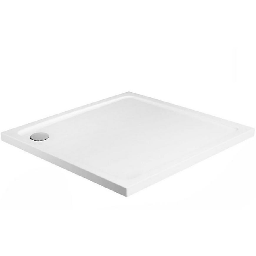 Rea-K1907 sprchová vanička čtvrtá savoy white 90x90+syf REA