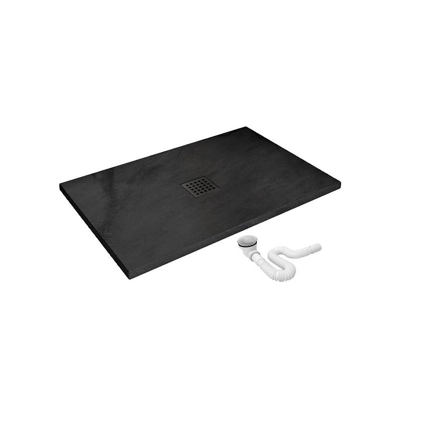 Rea-K4578 sprchová vanička obdélníková rock black 80x100 REA
