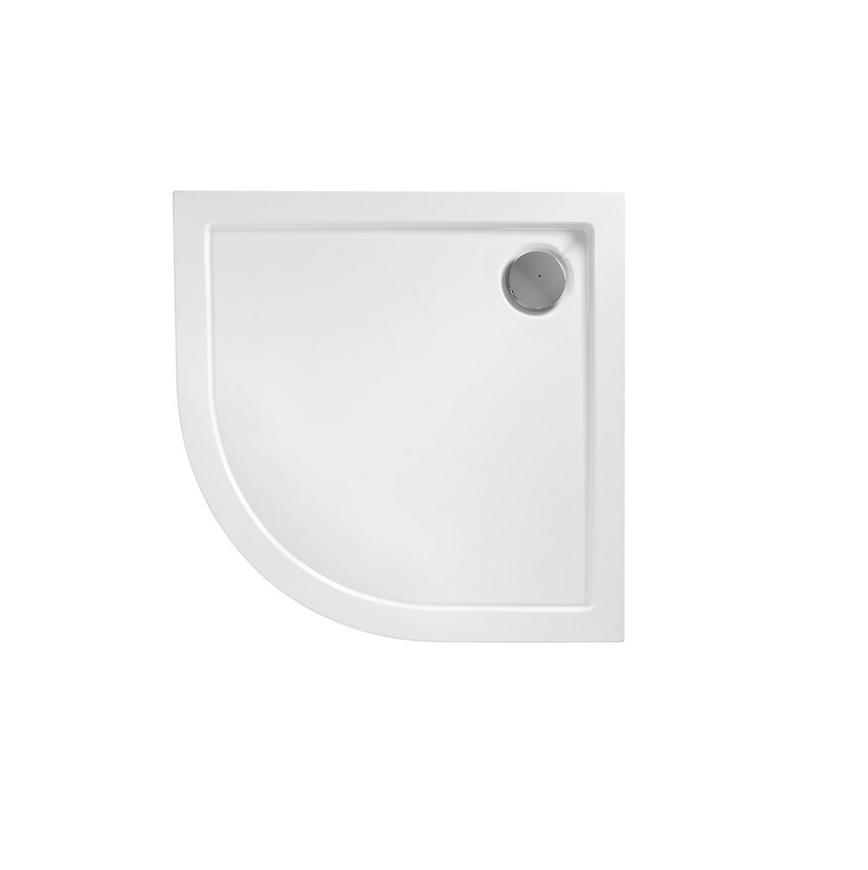 Rea-K7907 sprchová vanička polokruhový look white 90x90 REA