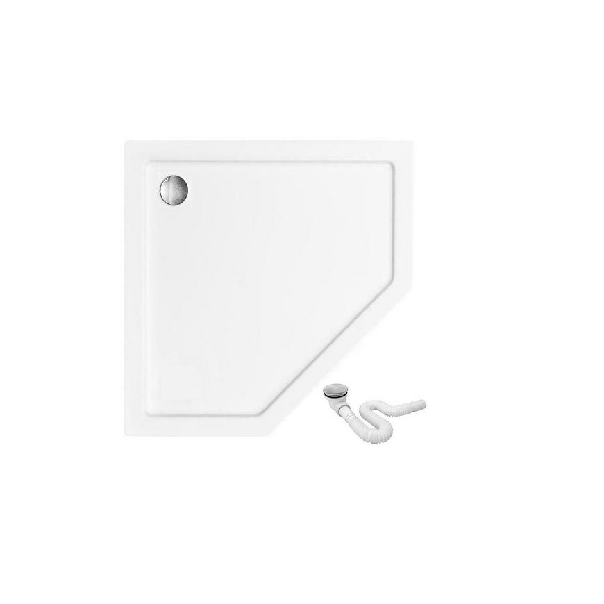 Rea-K8544 sprchová vanička pětiúhelníkový diamond white REA