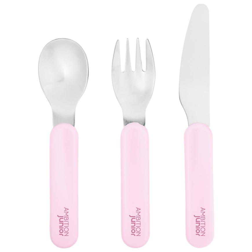 Sada Příborů 3 Dílná Růžové Ambition Eddie 43115