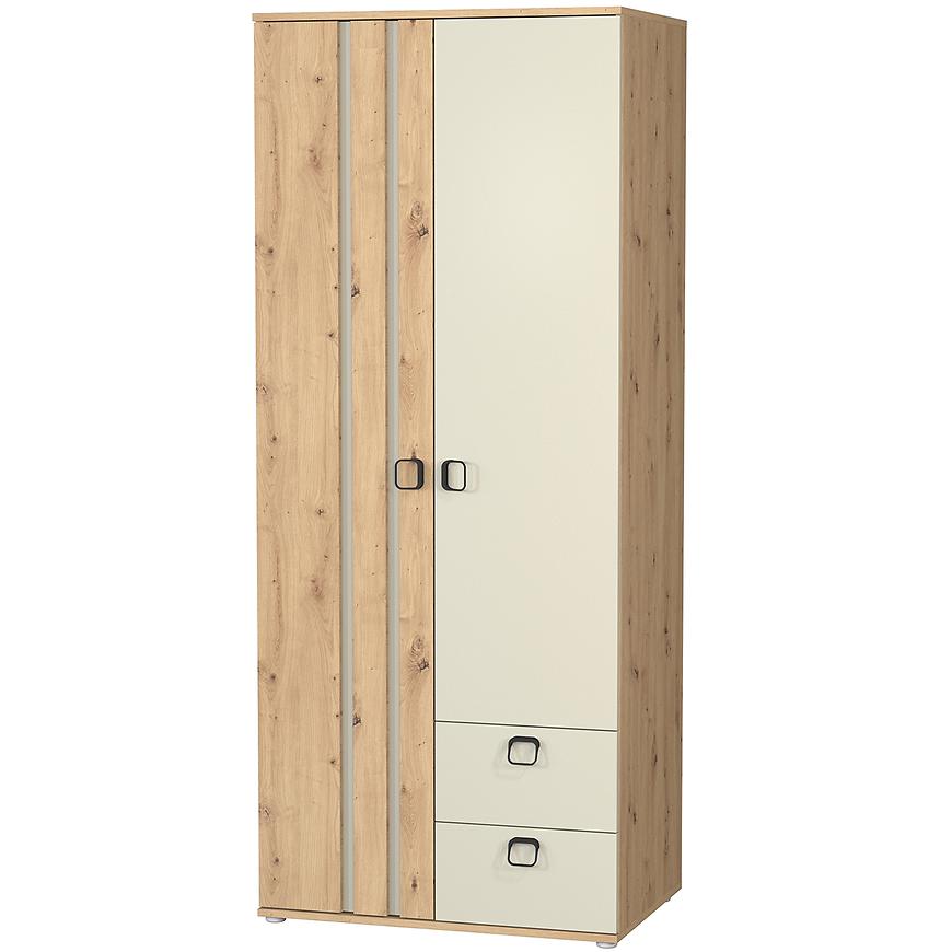 Šatní skříň 2D2S Dub Camaro Artisan/Kašmír Baumax