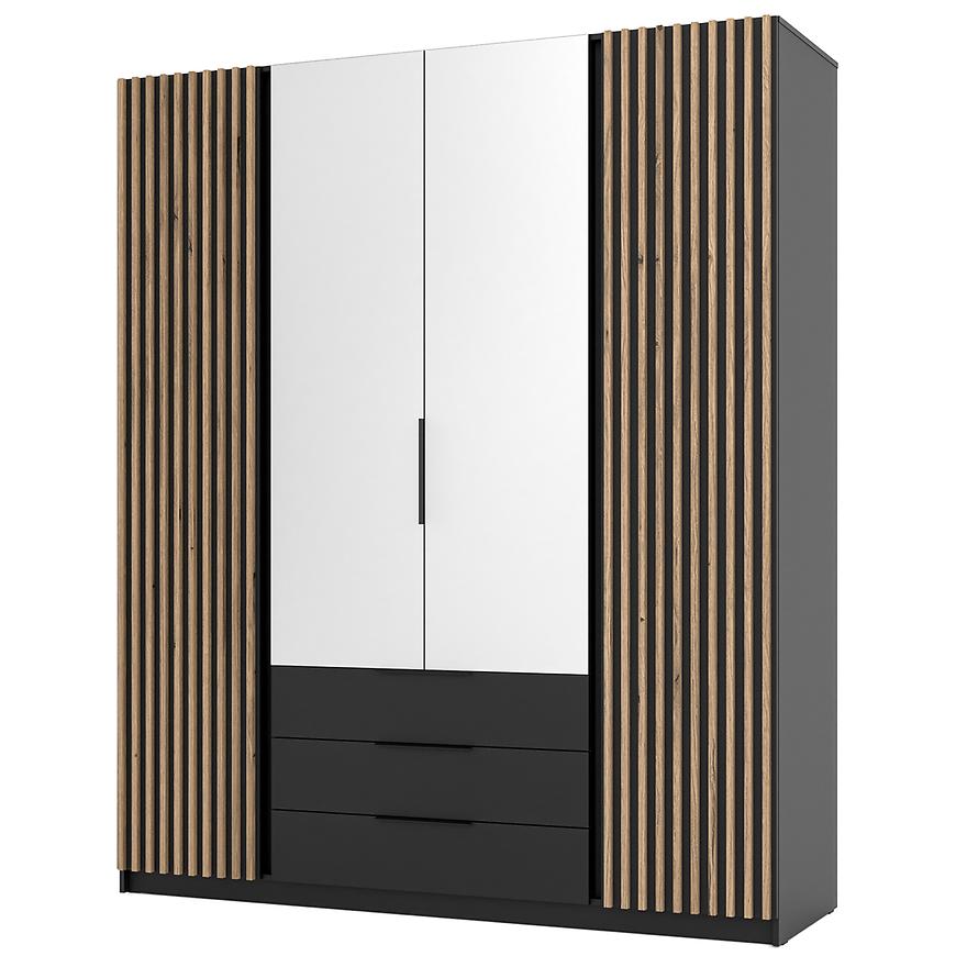 Skříň Kaja BL/BL-EV 2LAM 2 Zrcadlo 3S Baumax