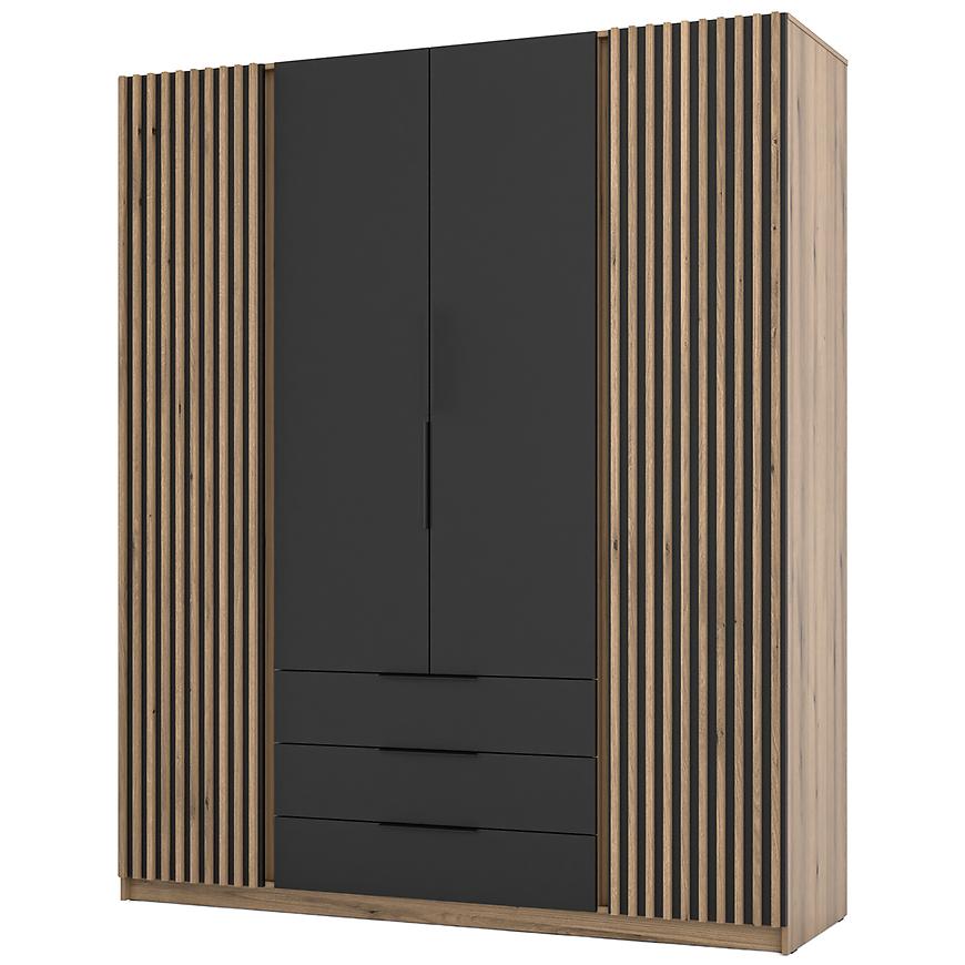 Skříň Kaja EV/BL-EV 2 LAM 2F 3S Baumax