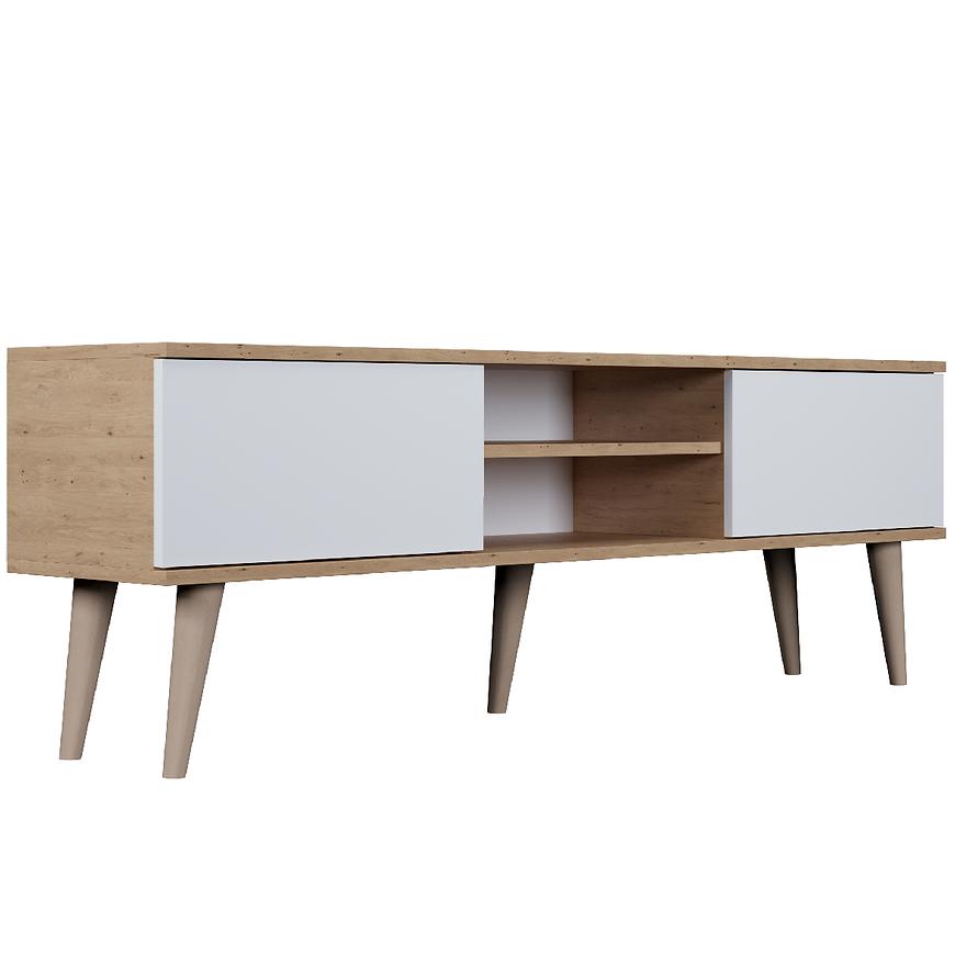 TV Stolek 160 Toronto Artisan/Bílá Baumax