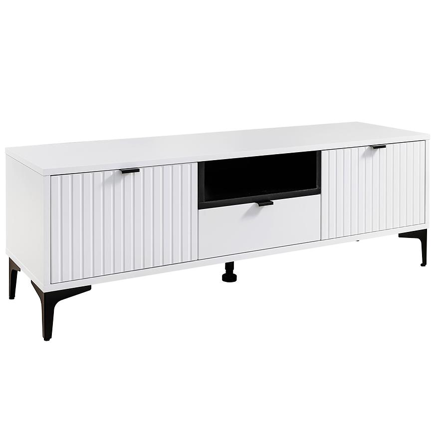 TV Stolek Fabio 2D1S deska bílá Baumax