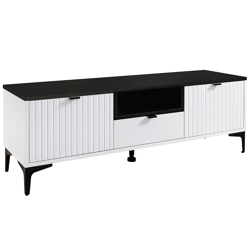 TV Stolek Fabio 2D1S deska černá Baumax