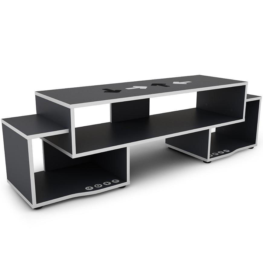 TV Stolek Matrix 140 grafit/bílá Baumax