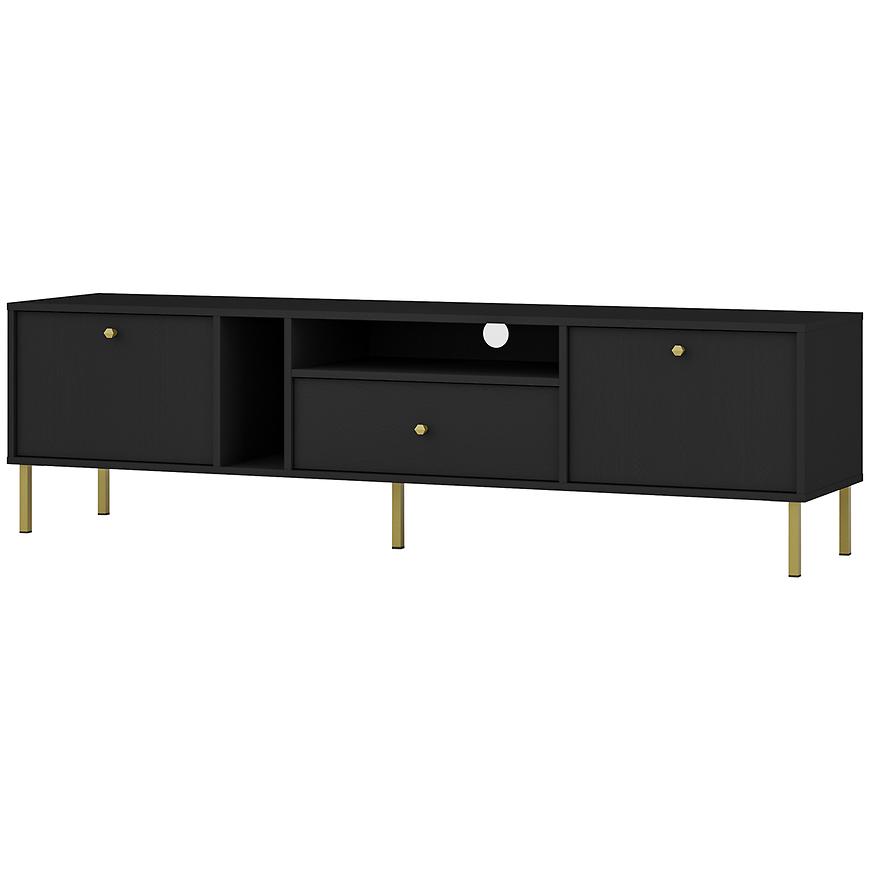 TV Stolek Tokyo 2 2K 1S černý grafit 313 Baumax