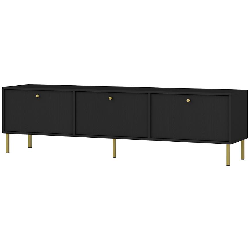 TV Stolek Tokyo 2 3K černý grafit 303 Baumax