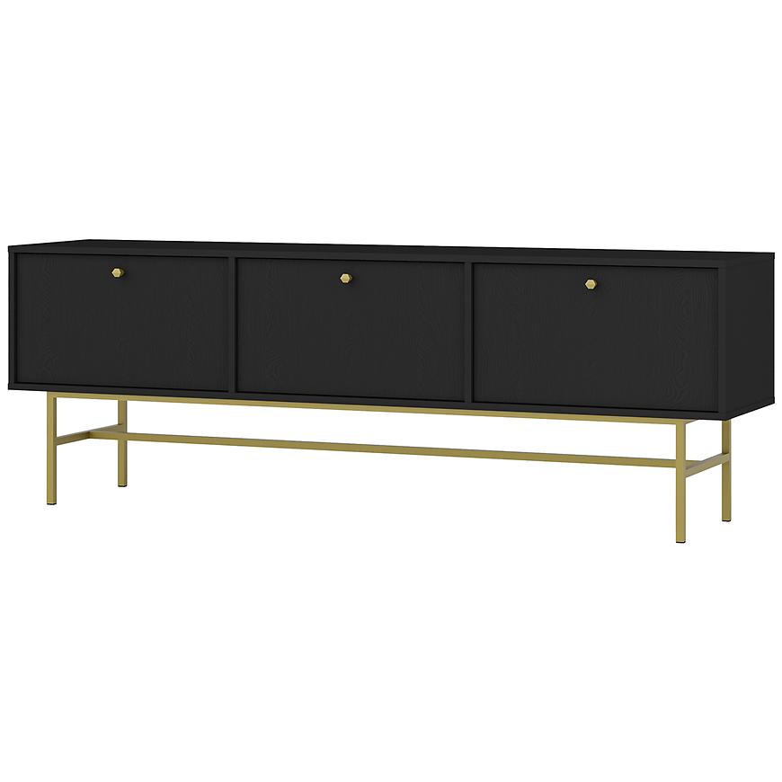 TV Stolek Tokyo 3 3K černý grafit 303 Baumax