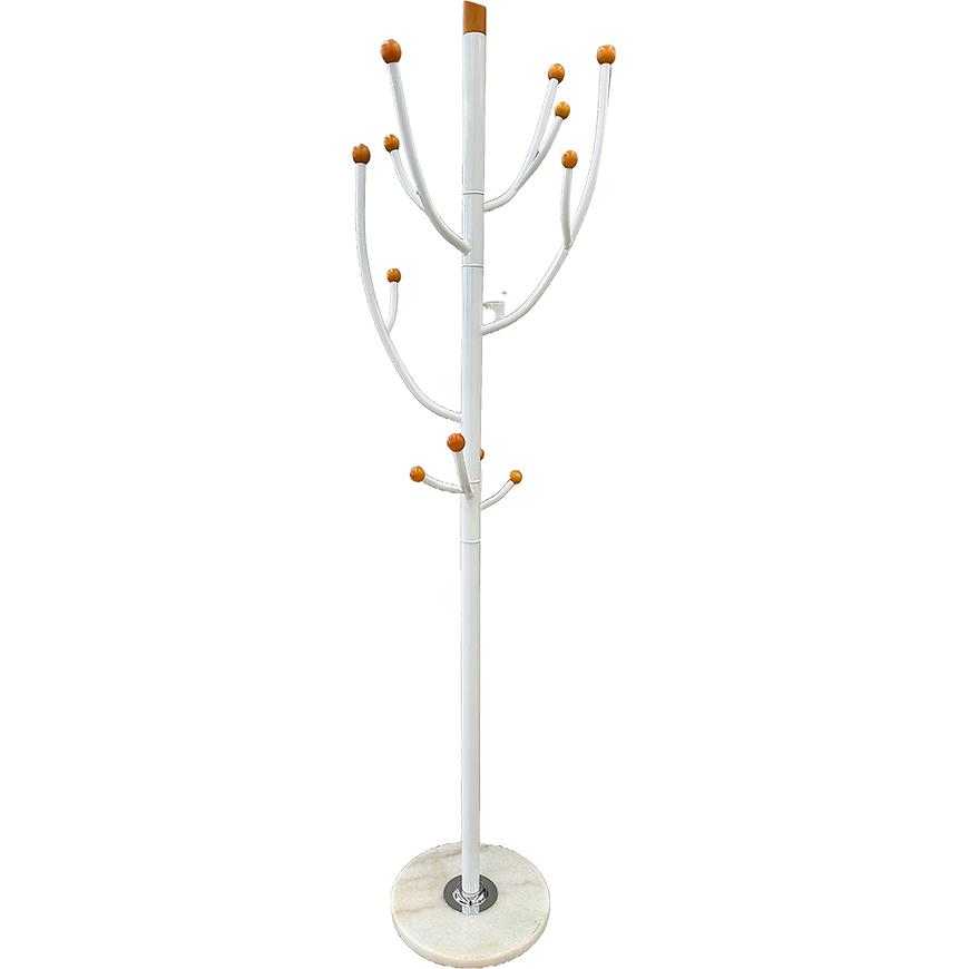 Věšák kovový Creazzo 9058 bílá/přírodní Baumax