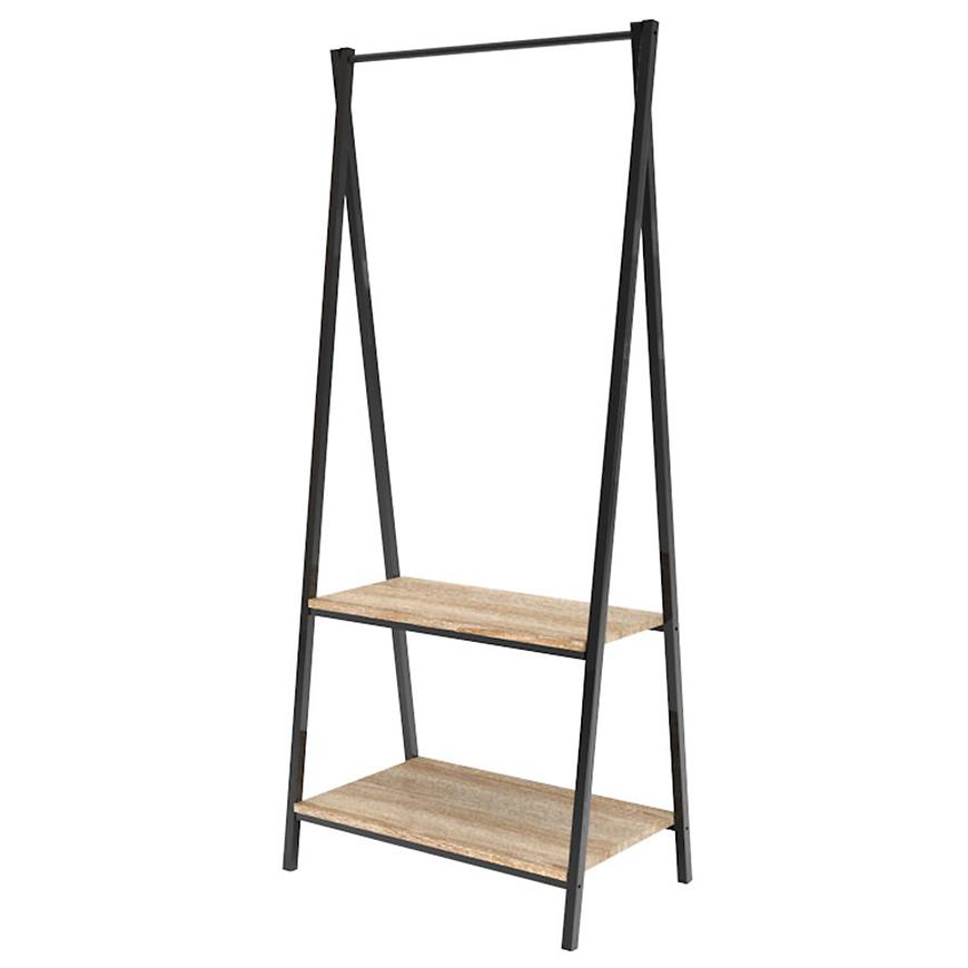 Věšák s policemi 9328 přírodní/černá Baumax