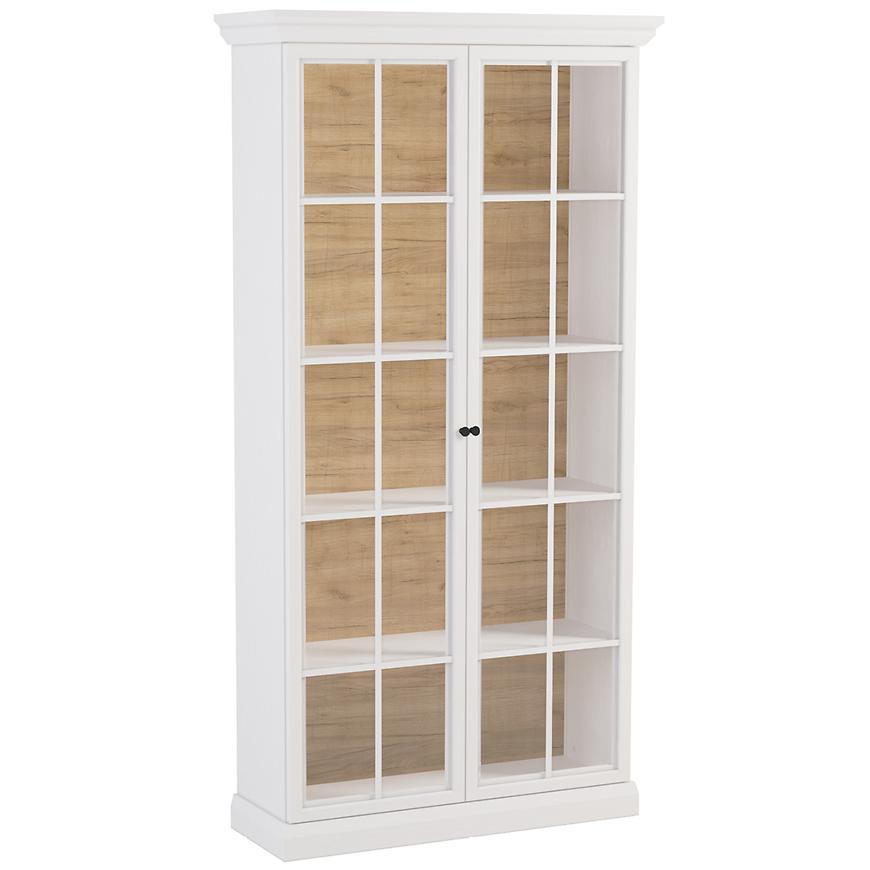 Vitrína Lucca W2D bílá opal Baumax