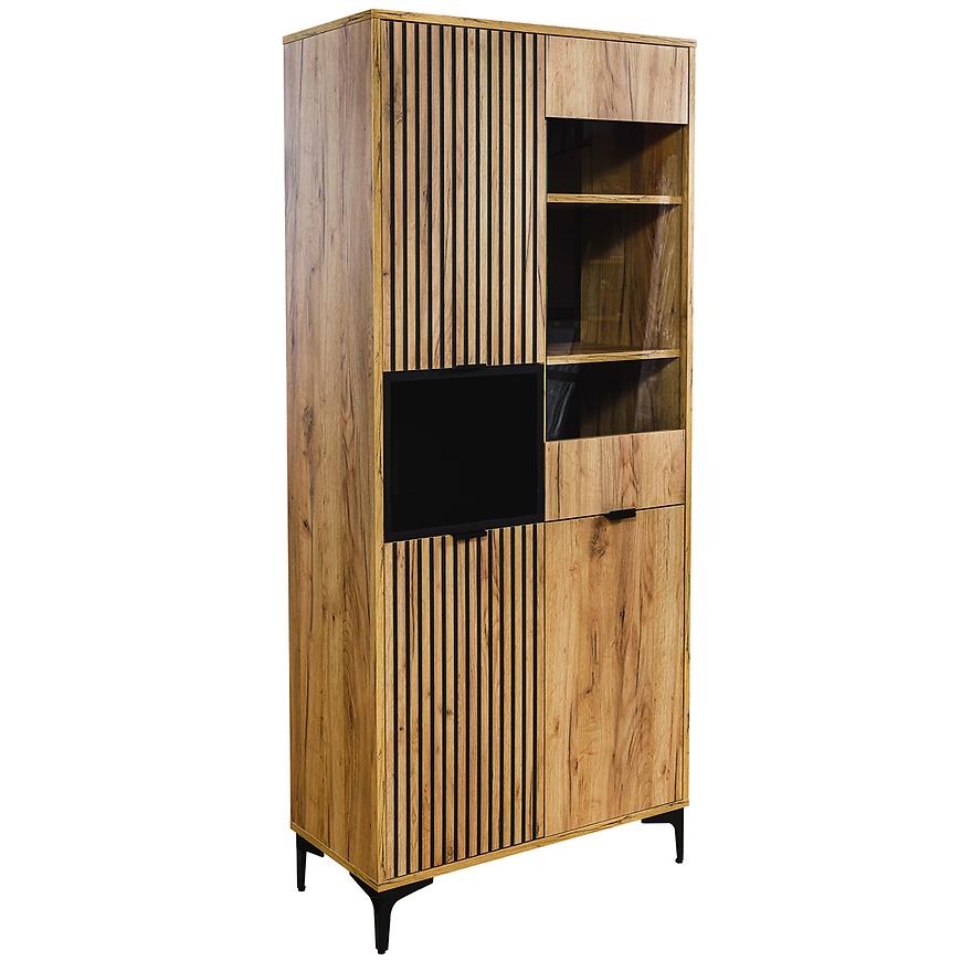 Vitrína Margo 3D1W craft zlatá Baumax