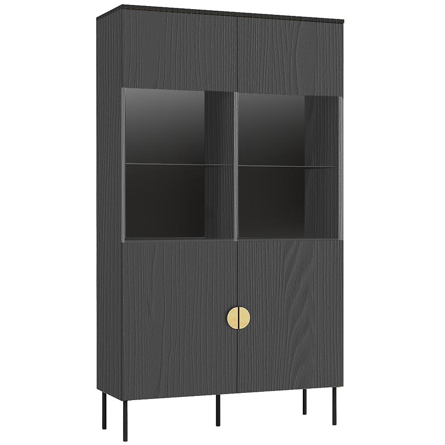 Vitrína Mond 2D 01-B černá Baumax