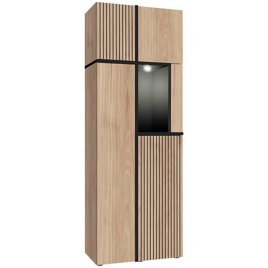 Vitrína Vysoká Cross HJZ CS WSW hickory jackson Baumax