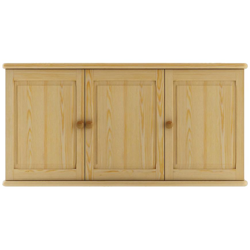 Vitrína z Borovice KW107 surové Baumax