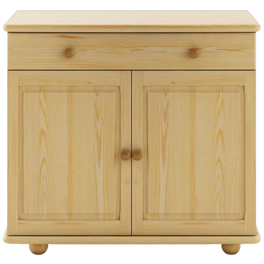 Vitrína z Borovice KW109 surové Baumax