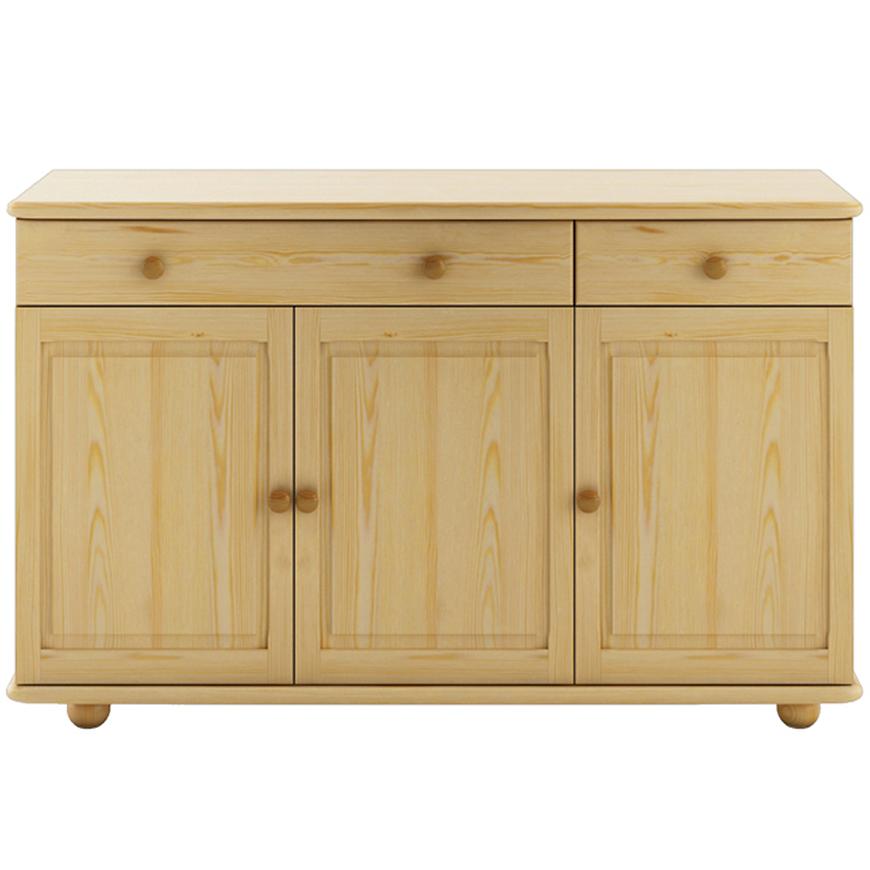 Vitrína z Borovice KW110 surové Baumax