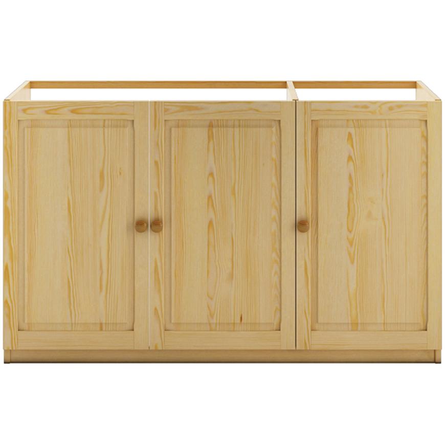 Vitrína z Borovice KW111 surové Baumax