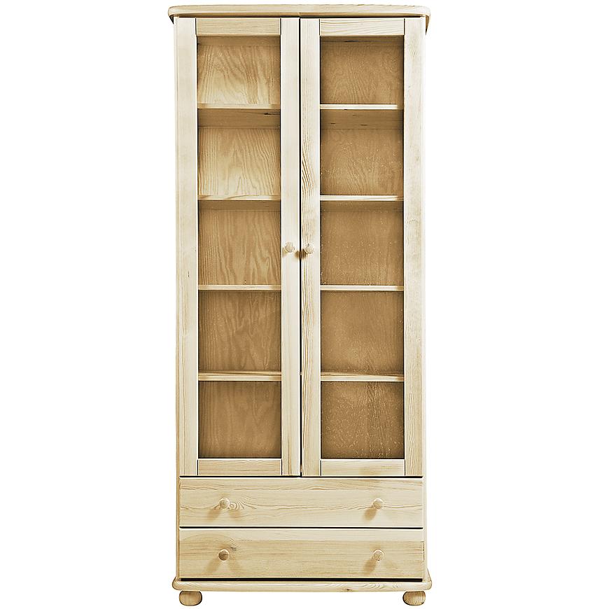Vitrína z Borovice KW115 surové Baumax