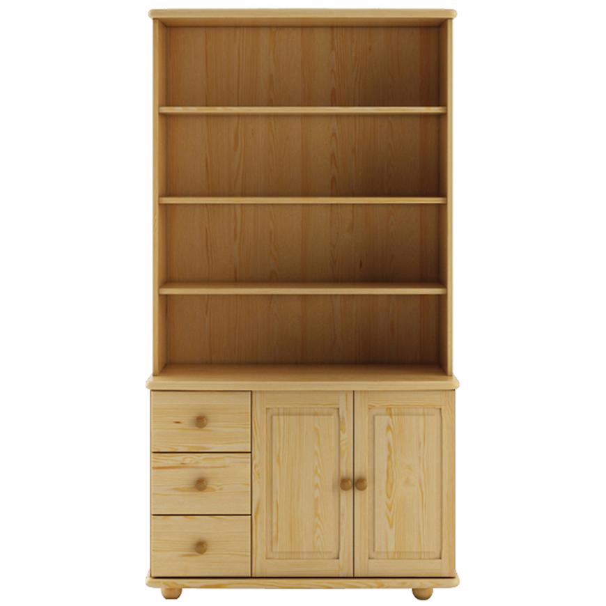 Vitrína z Borovice KW125 surové Baumax