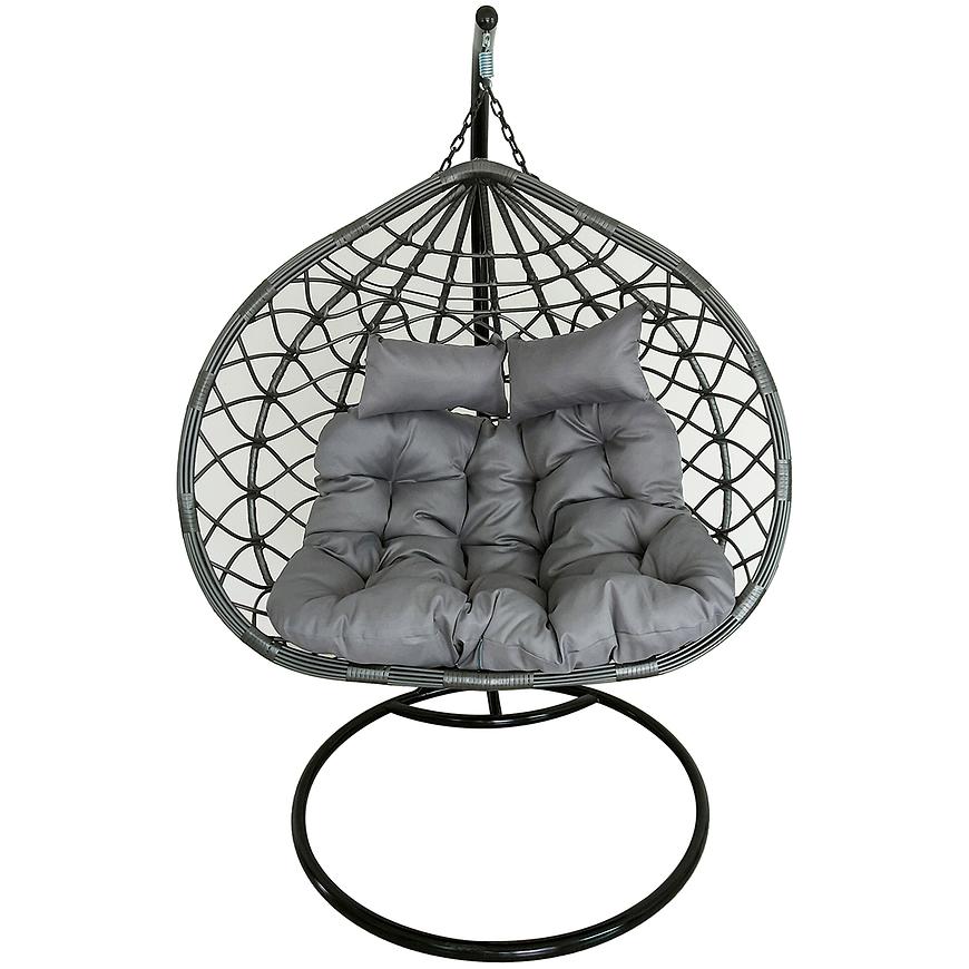 Závěsné křeslo Errika šedé