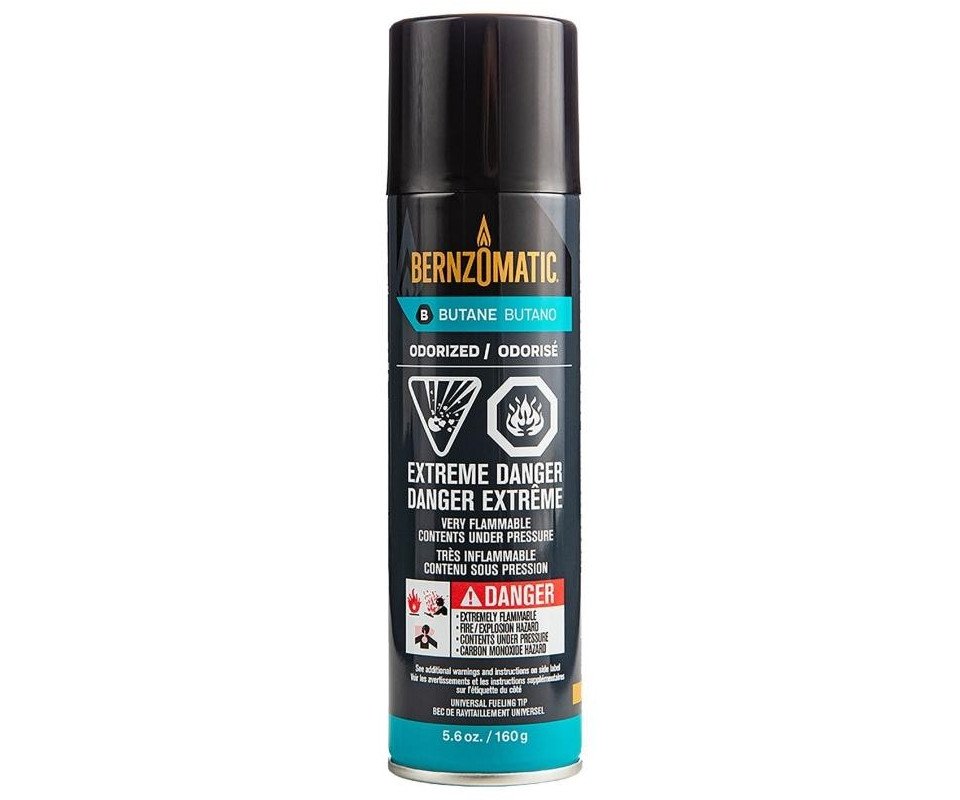 Plyn do zapalovačů butan 160g Bernzomatic