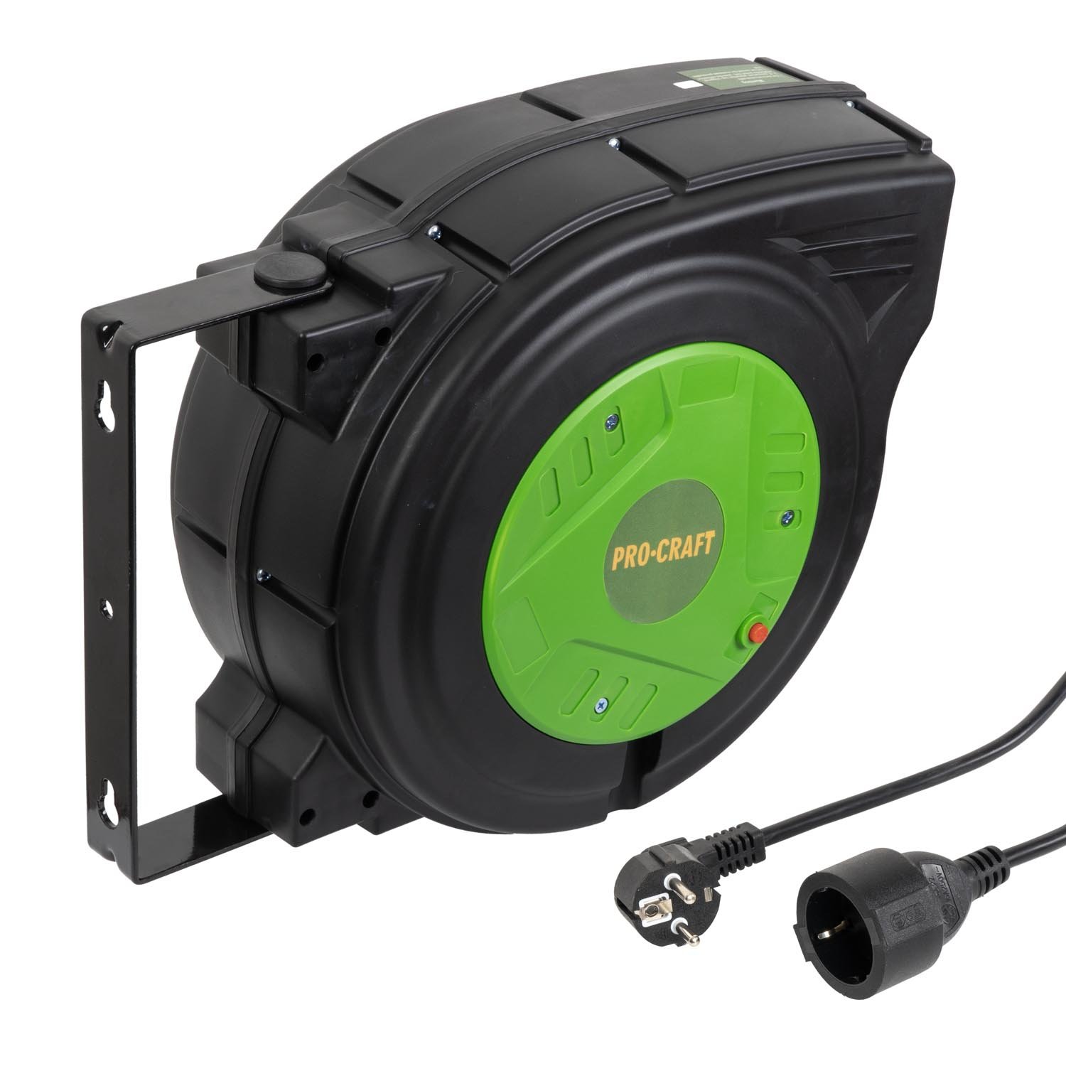 Šnůra prodlužovací na samonavíjecím bubnu Procraft - 15m