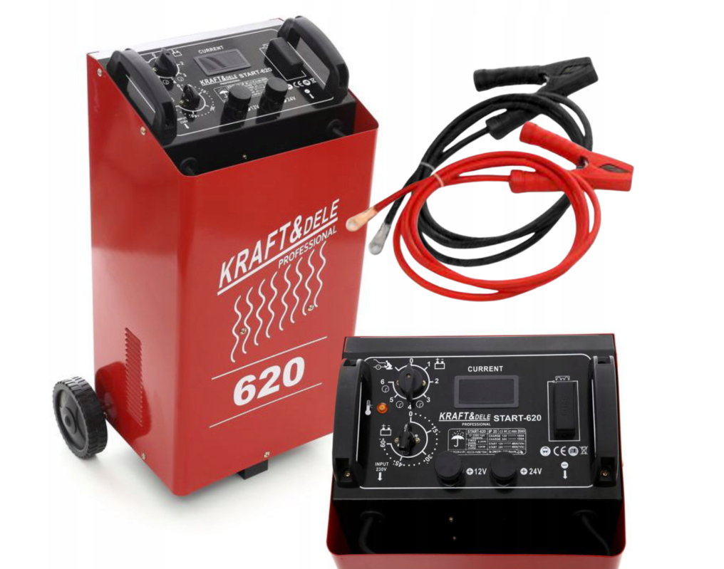 Nabíječka autobaterií se startem 480A 12/24V KD1916 KRAFT&DELE