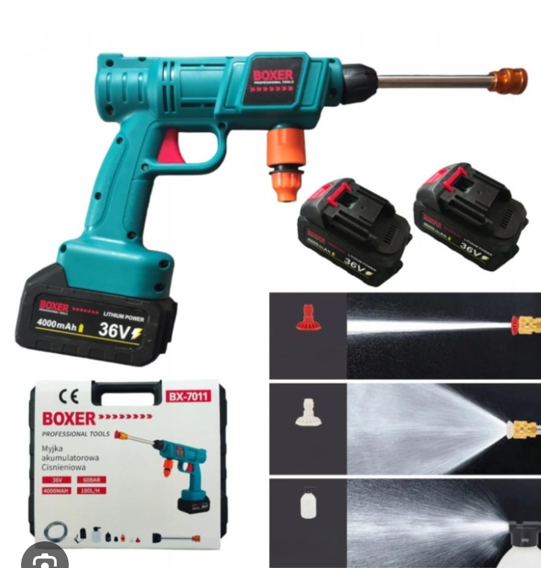 Aku tlaková myčka 30bar