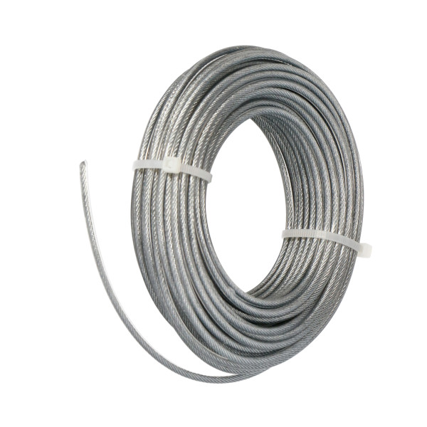 Struna do křovinořezu s ocelovým lankem