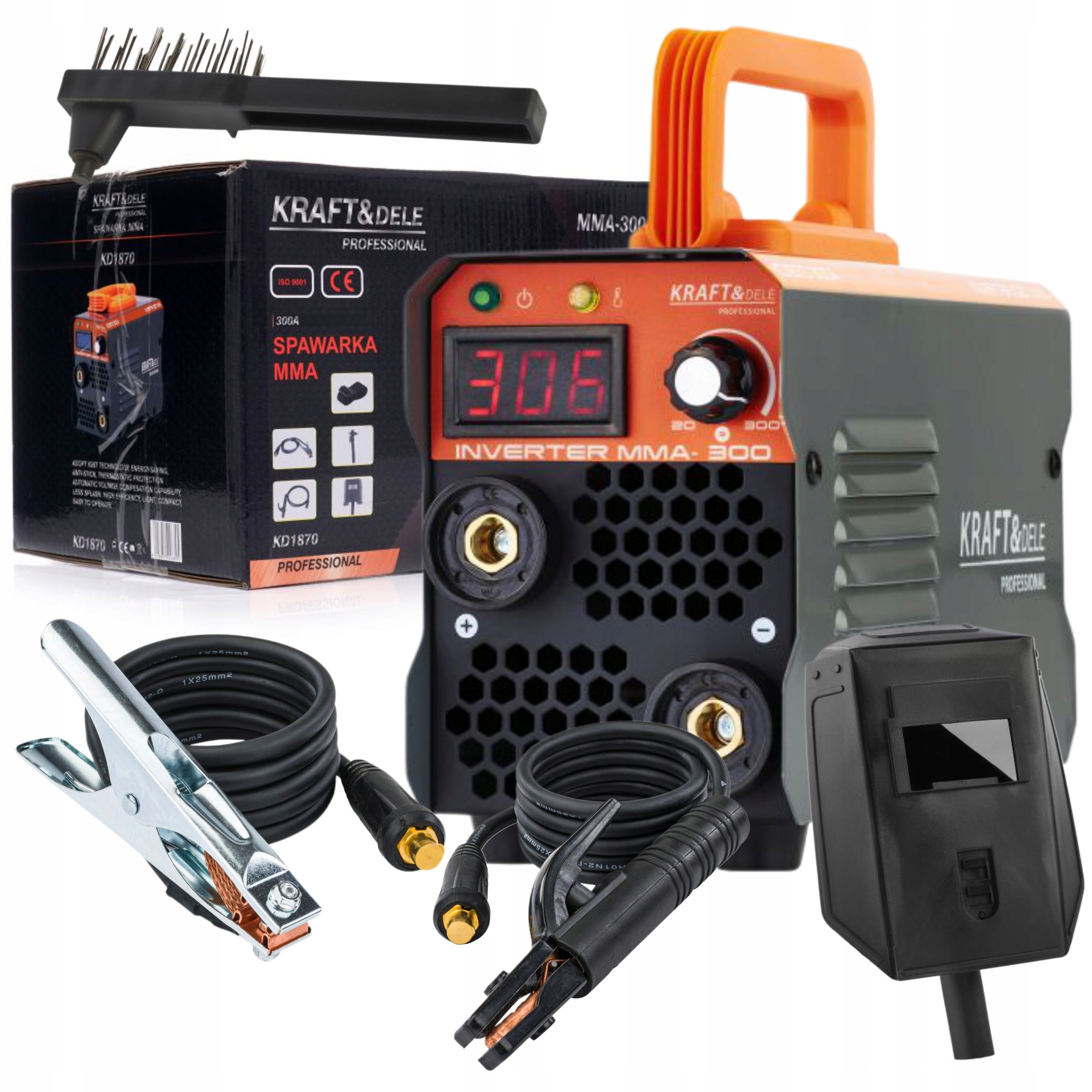 Invertorová svářečka 20-300A KD1870 KRAFT&DELE