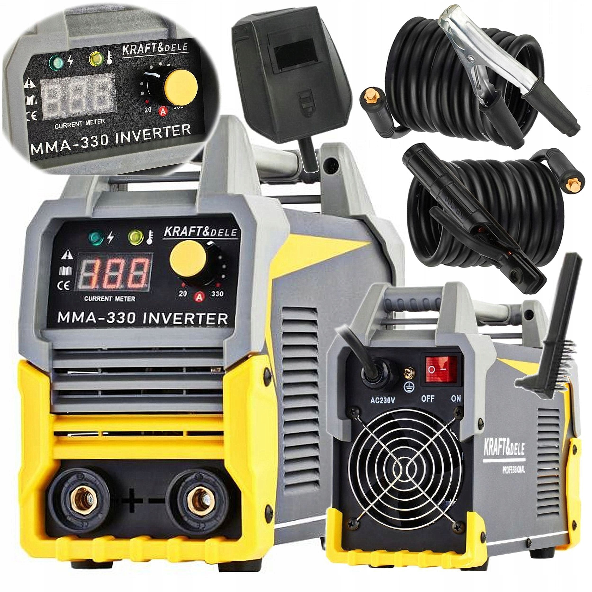 Invertorová svářečka 330A KD1826 KRAFT&DELE