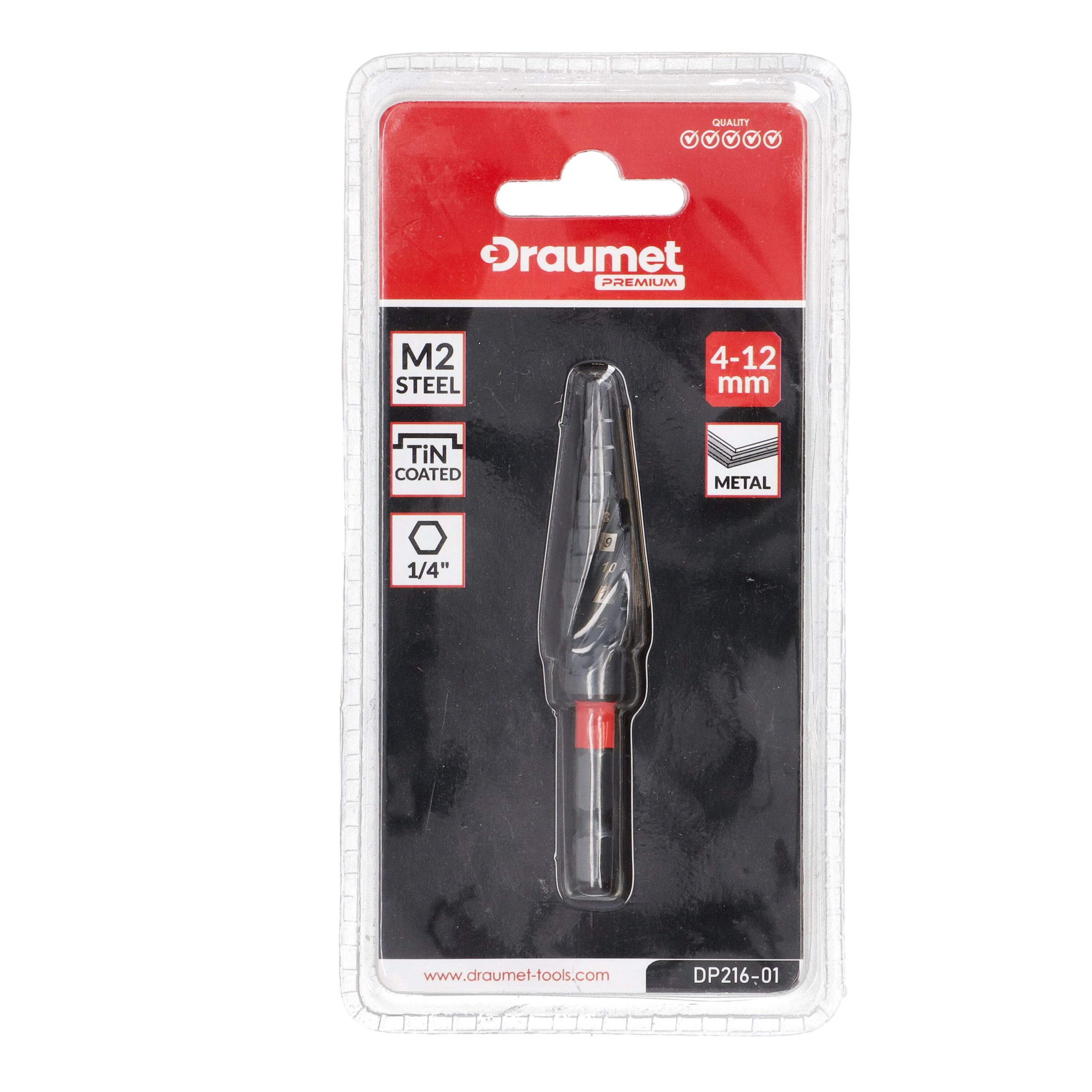 Stupňovitý vrták 4-12mm DP216-01 JIPOS