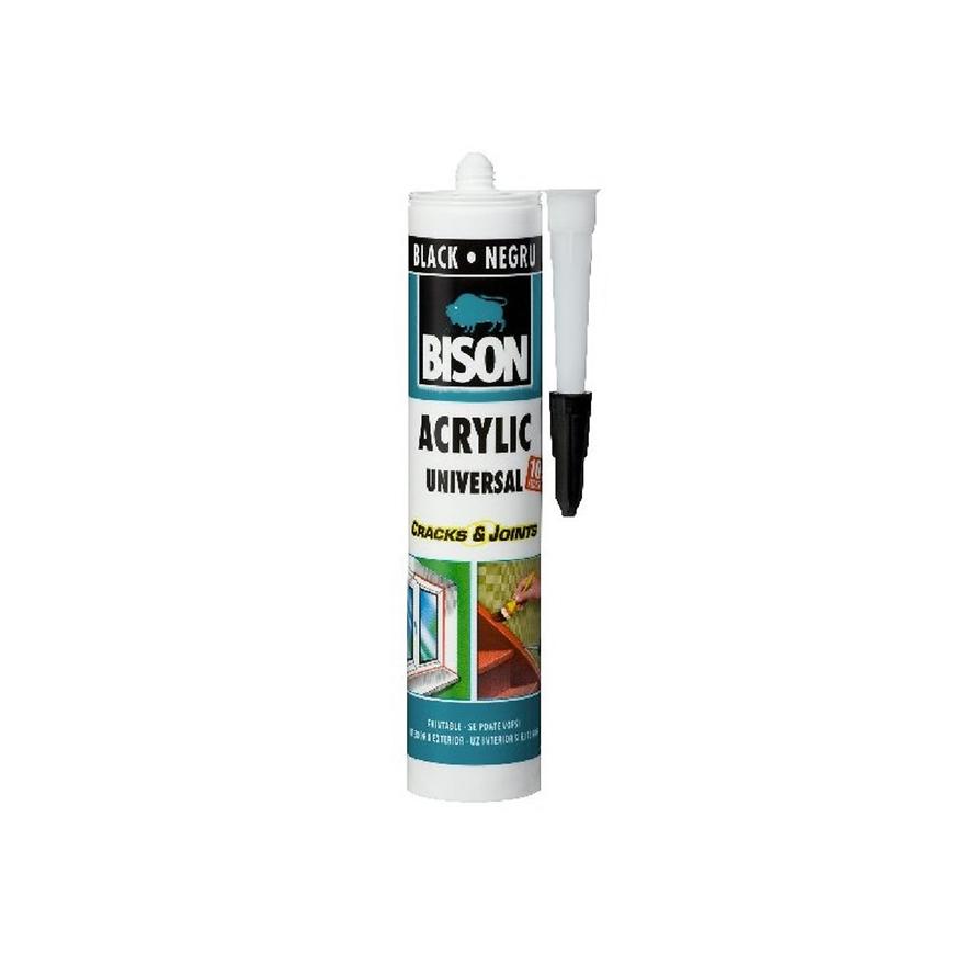 Acrylic Universal Bison 300 ml černý