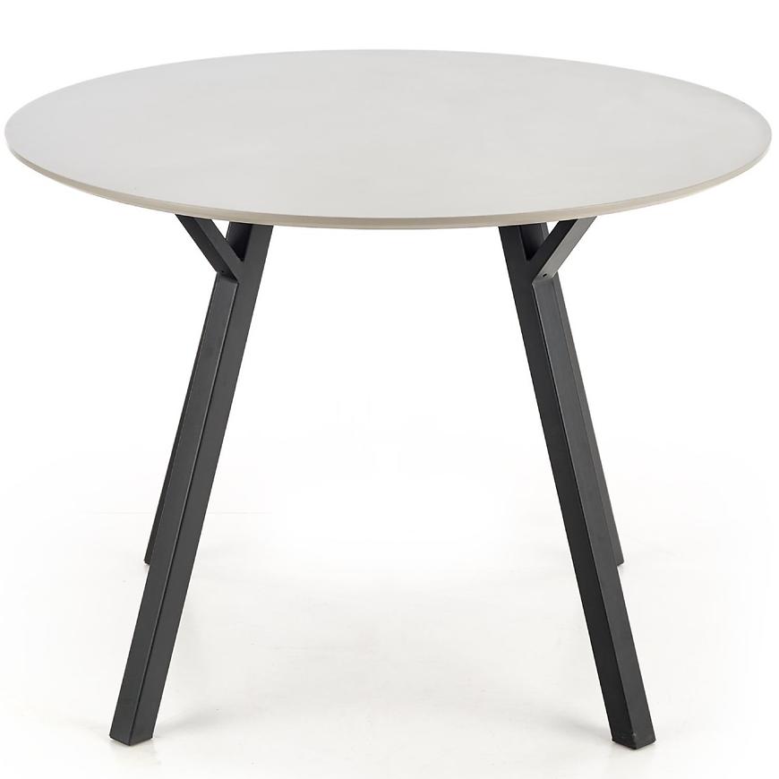 Stùl Balrog Okrągły 100 Mdf/Ocel – Jasný Popelavý/Černá Baumax