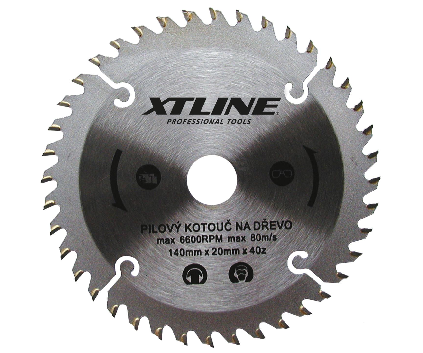 Kotouč pilový s SK plátky 250x2.5x30mm 80z XTLine