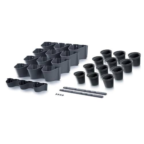 Sada vertikálních květináčů na zeď