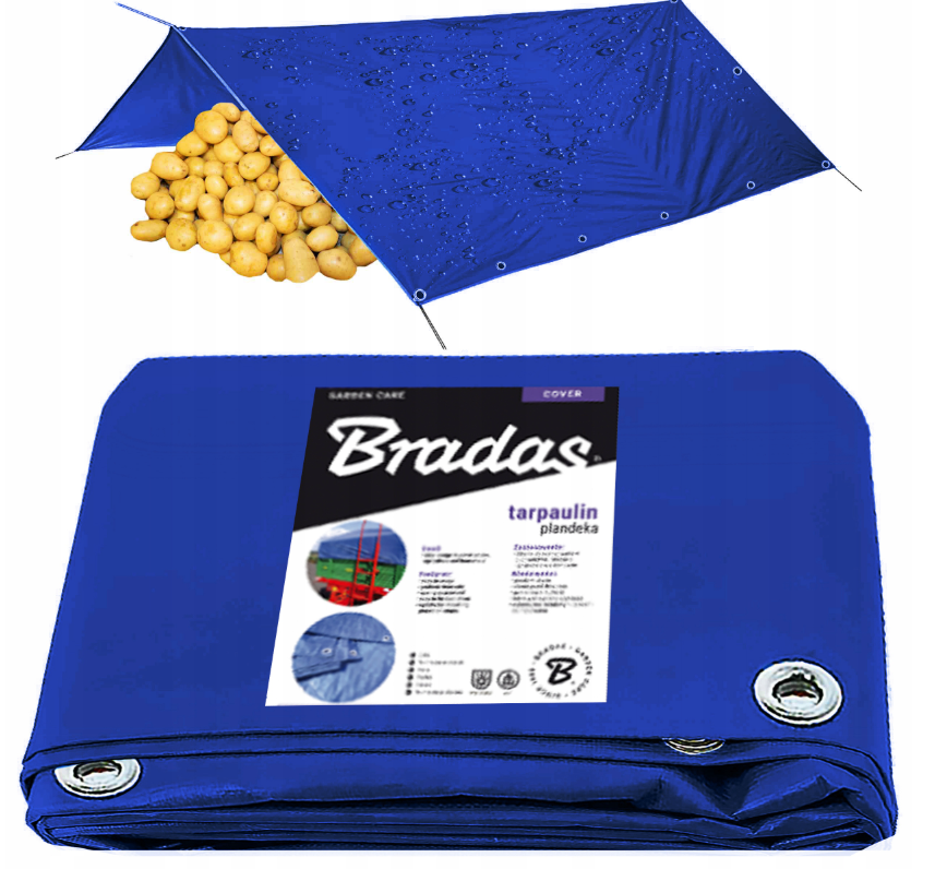 Plachta zakrývací s oky 4x6m