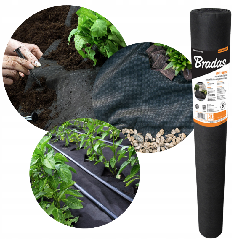 Agrovláknina 50g/m2 černá proti plevelu